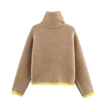 Colorblock Zipper Jacket