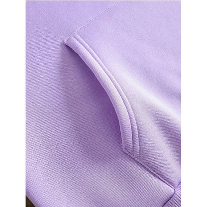 Butterfly Floral Graphic Purple Hoodie