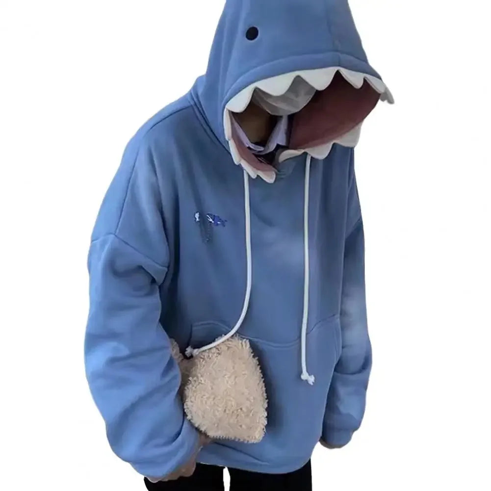 Cute Shark Plush Hoodie
