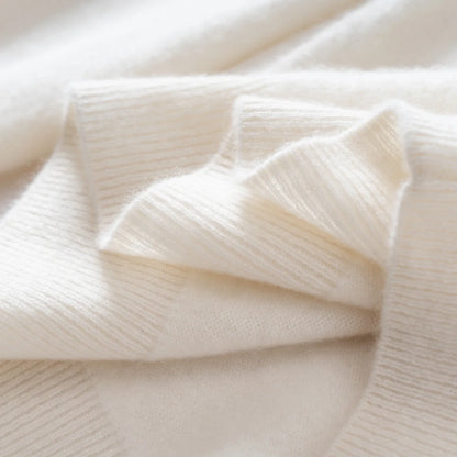 Cashmere Diamond V-Neck Sweater