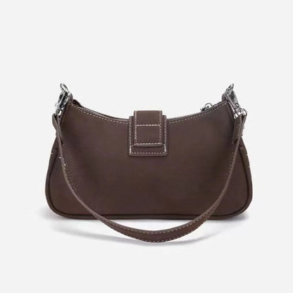 Retro Frosted Baguette Bag