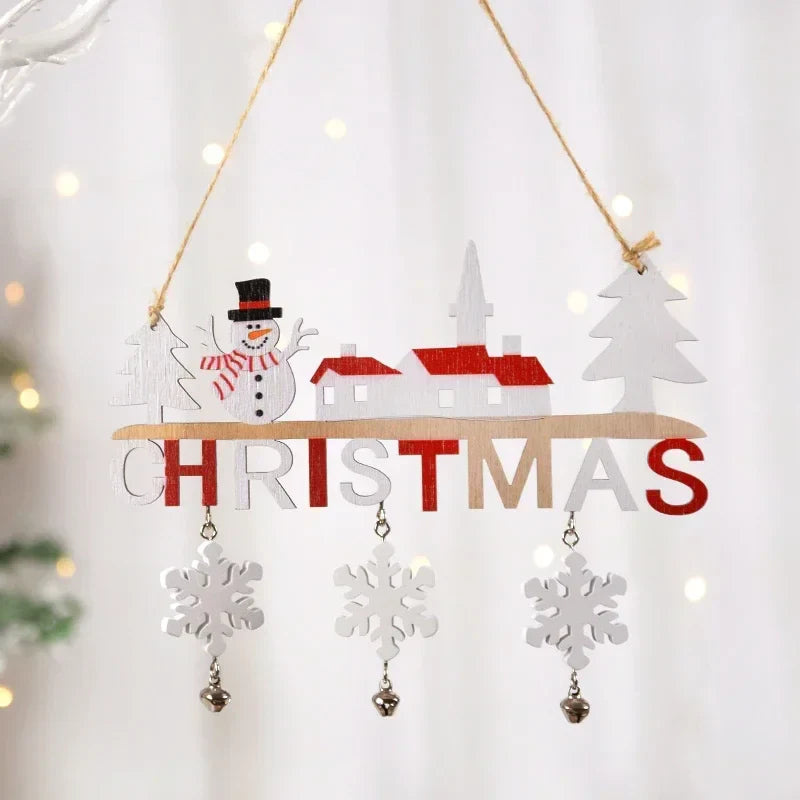 Wooden Hanging Christmas Decor