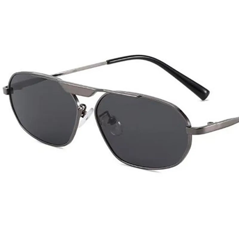 Unisex Oval Pilot Sunglasses – UV400 Fashion Eyewear
