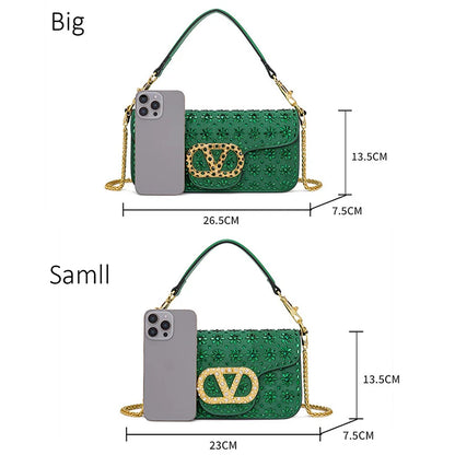 VM FASHION KISS Diamond-Embellished Women’s Handbag
