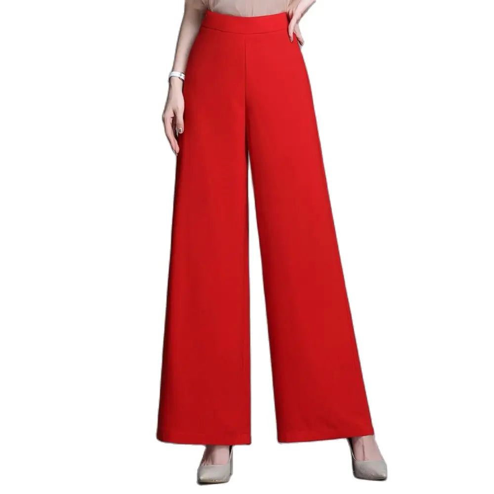 Wide Leg Chiffon Pants