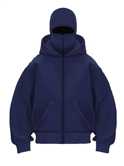 Men’s Y2K Double Hooded Hoodie