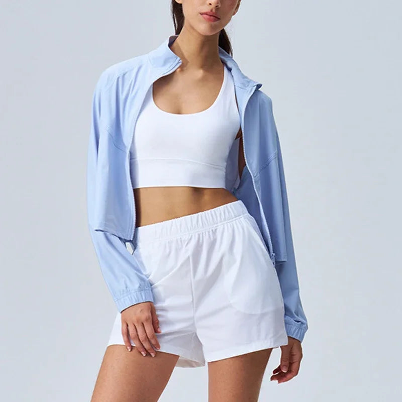 Cropped Workout Jacket