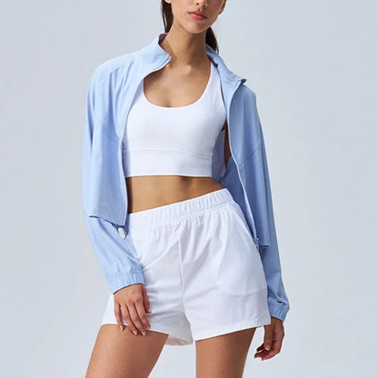 Cropped Workout Jacket