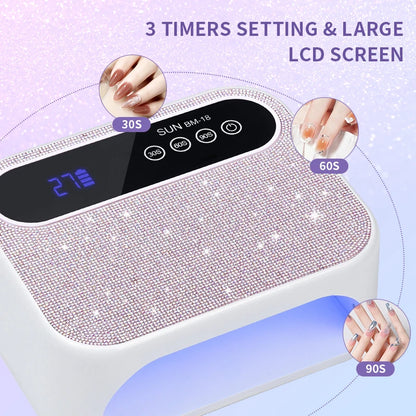Rechargeable UV LED Nail Lamp