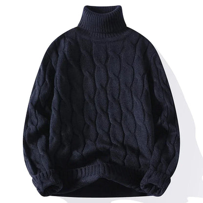 Men’s Turtleneck Knit Sweater