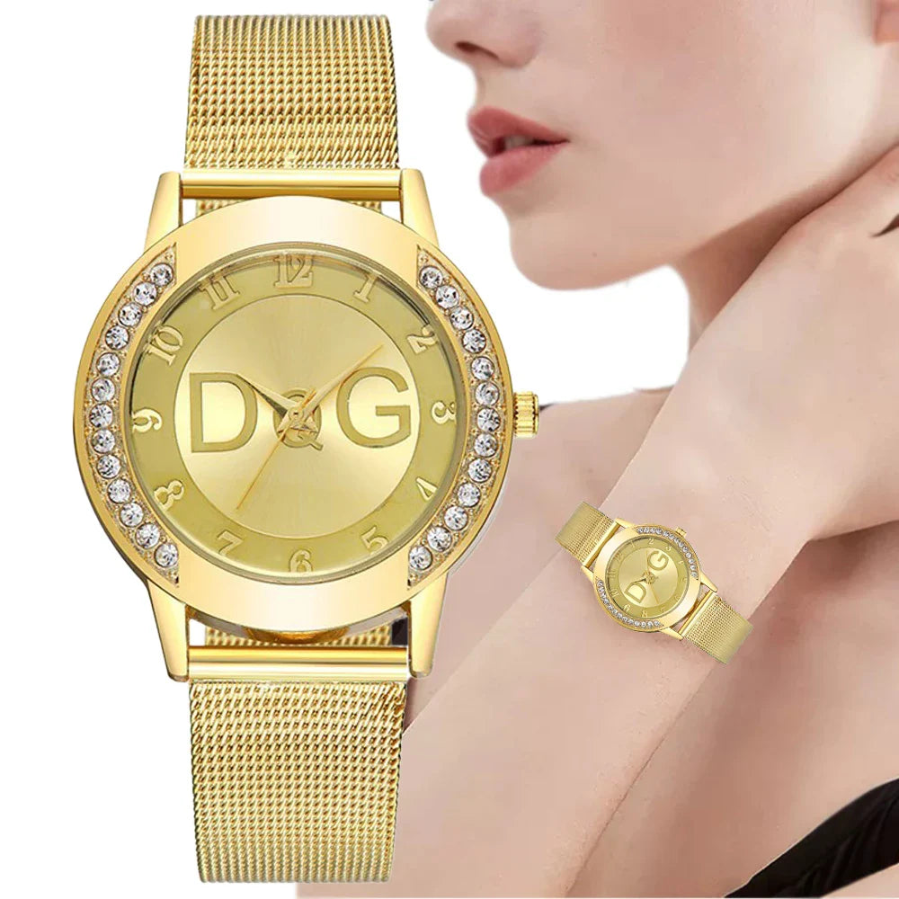 Luxury Diamond Mesh Watch