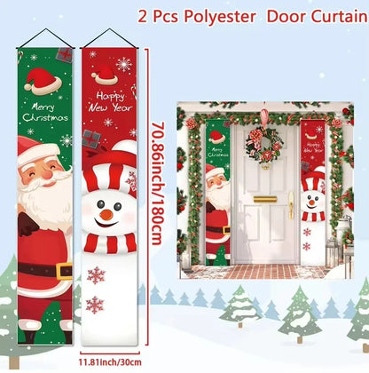 Christmas Hanging Door Banner