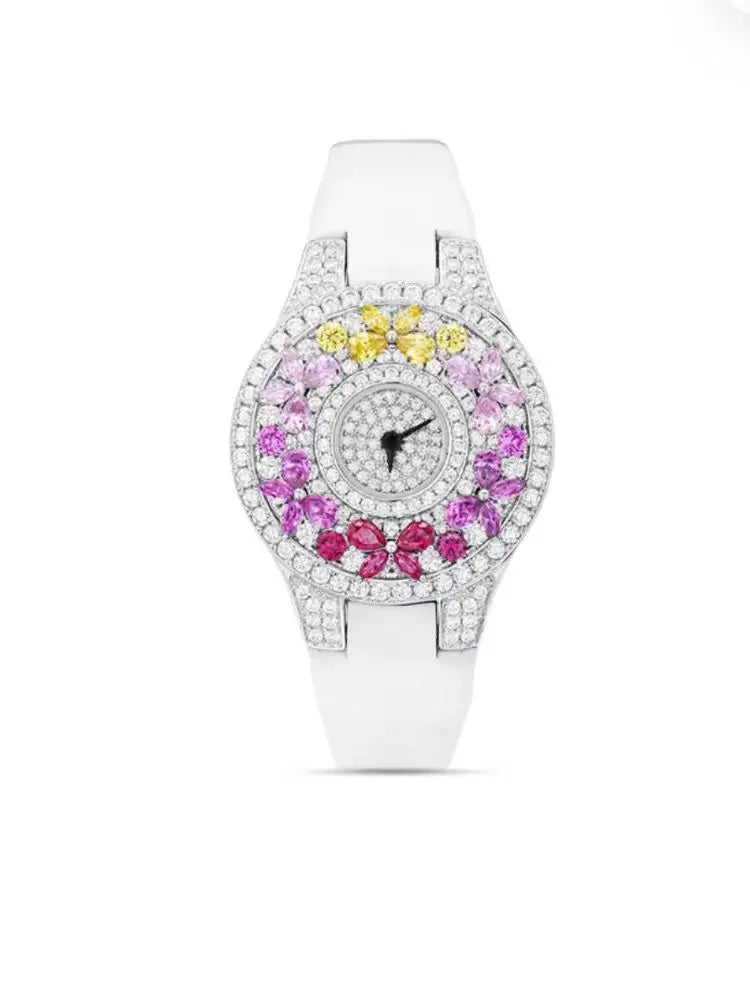 Luxury Diamond Emerald Women’s Watch