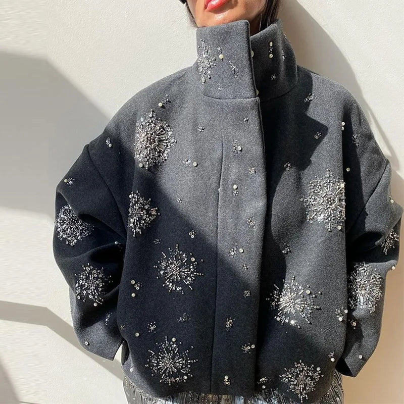 Embroidered Loose Jacket
