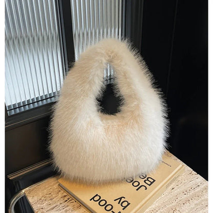 Plush Faux Fur Tote