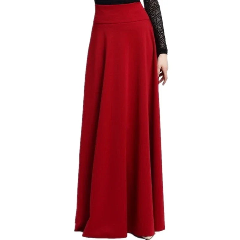 High Waist Party Maxi Skirt