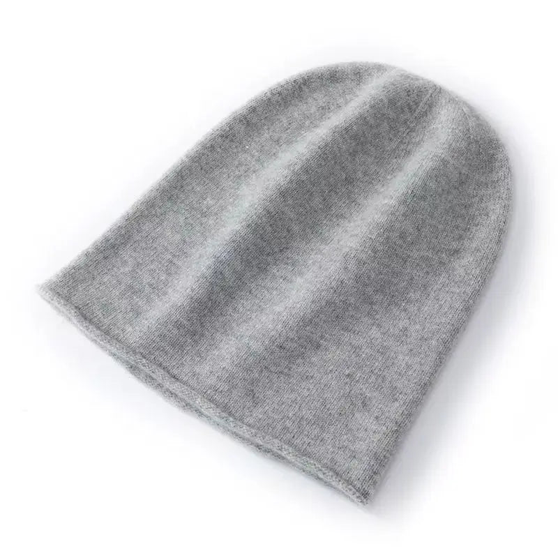 Women’s Knitted Mink Cashmere Hat