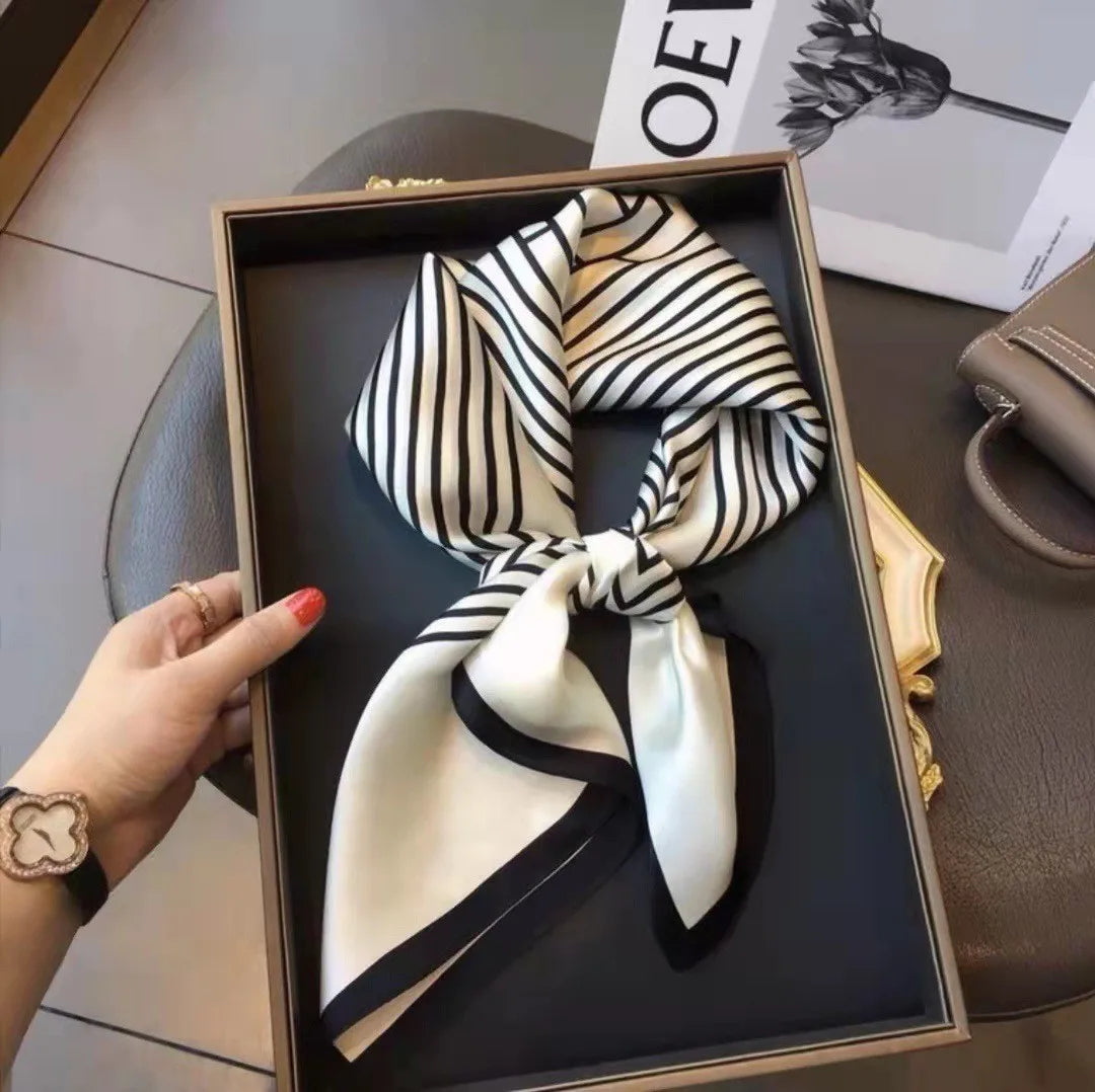 High-End Small Silk Scarf