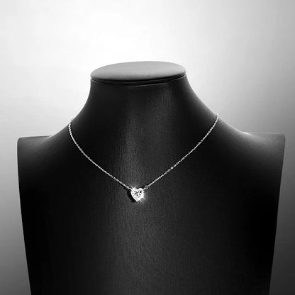 Heart Cut Moissanite Necklace
