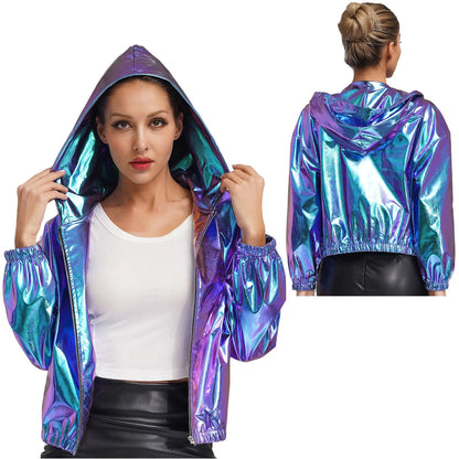 Holographic Zip Jacket