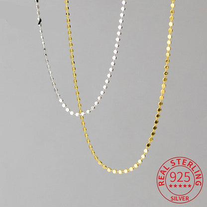 Women’s Sterling Silver Bead Chain Choker