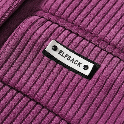 Purple Corduroy Blazer