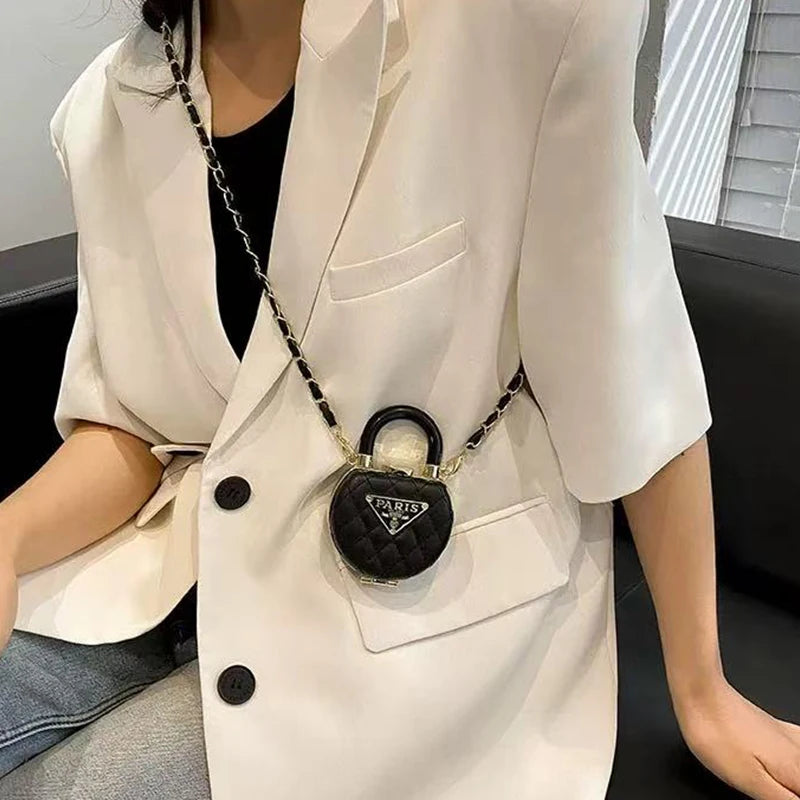 Mini Retro Diamond Texture Handbag