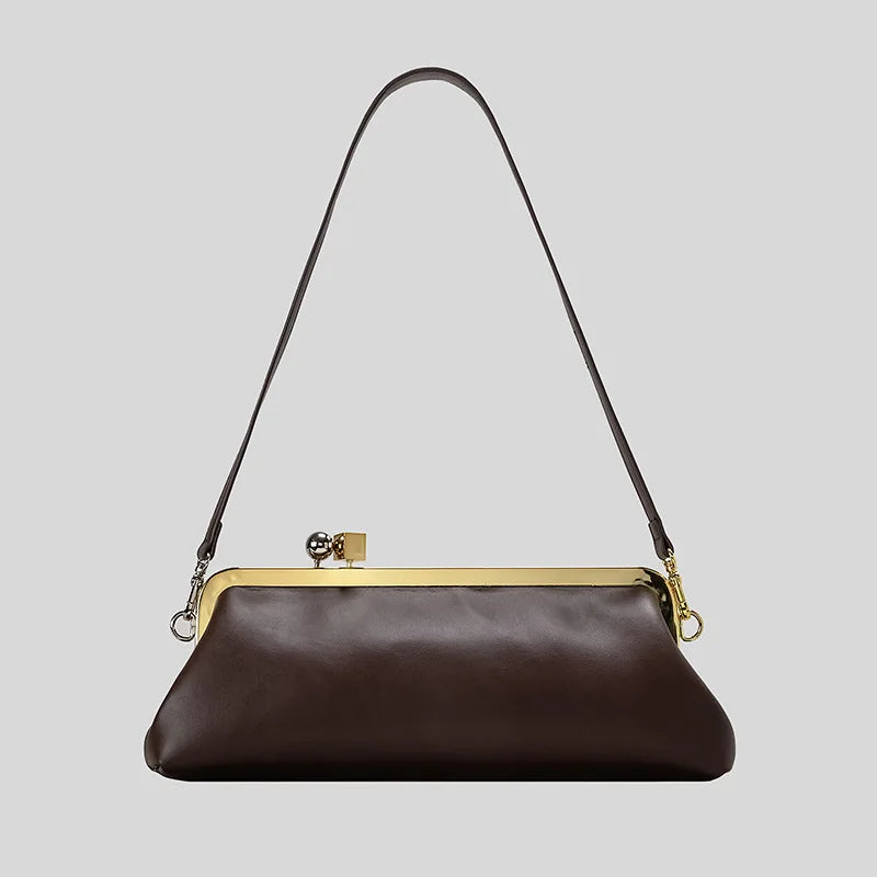 Long Kiss Lock Clutch