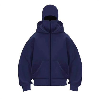 Men’s Y2K Double Hooded Hoodie