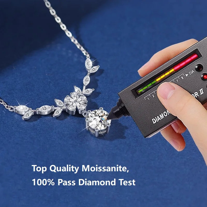 Halaile D Color Moissanite Necklace