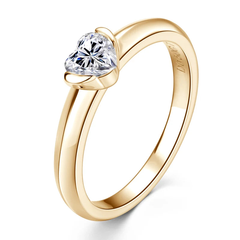 Anziw Heart Cut Moissanite Ring