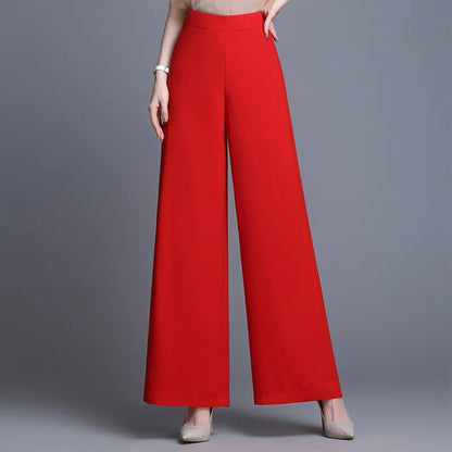 Wide Leg Chiffon Pants