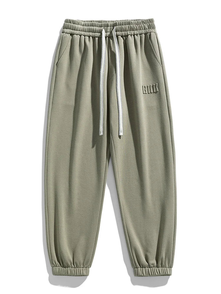Baggy cotton joggers
