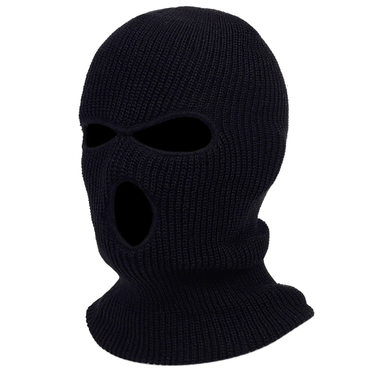 Solid Color Masked Knit Beanie
