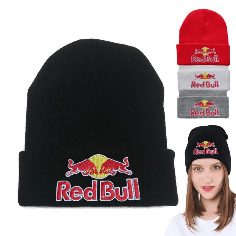 Red Bull Embroidered Knitted Beanie