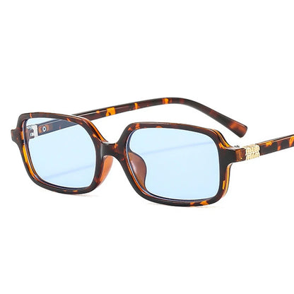 Luxury Vintage Rectangle Sunglasses