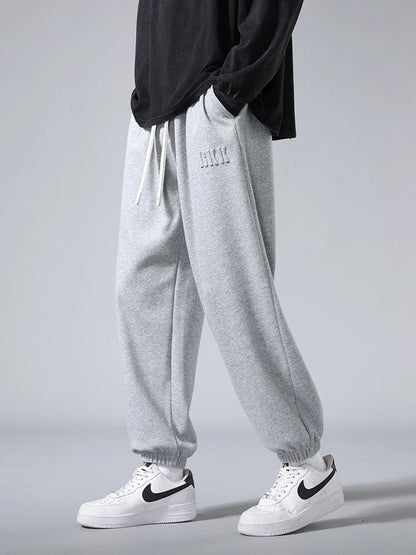 Baggy cotton joggers