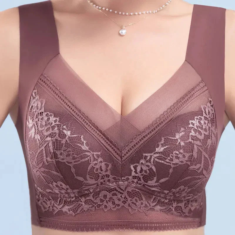 Plus size seamless bralette