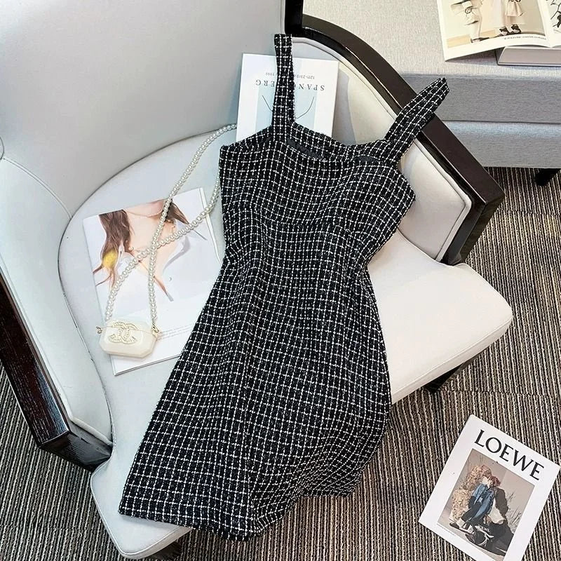 Plaid Dress Set