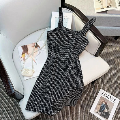 Plaid Dress Set