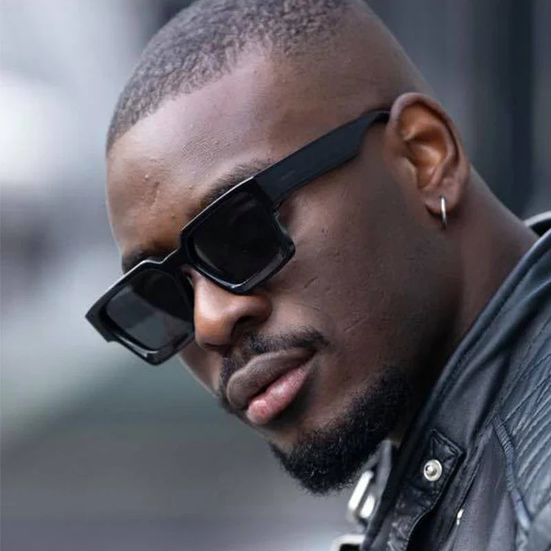 Steampunk square sunglasses