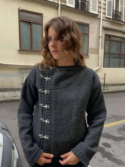 Triple Breasted Cardigan