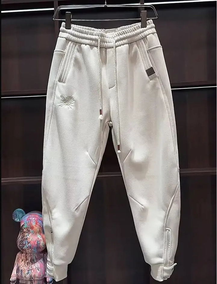 Wide jogger sweatpants