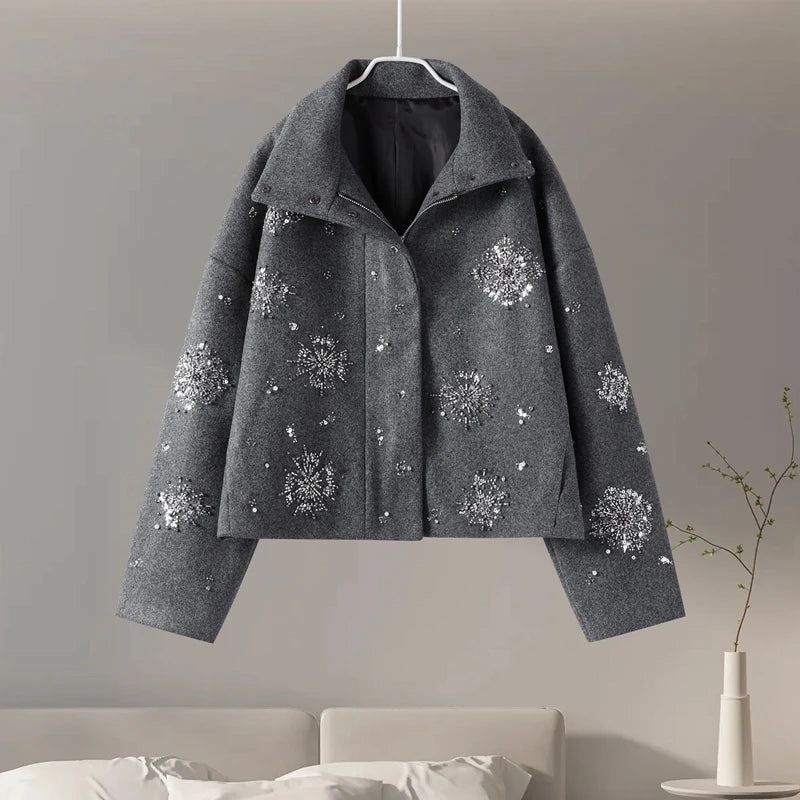 Embroidered Loose Jacket