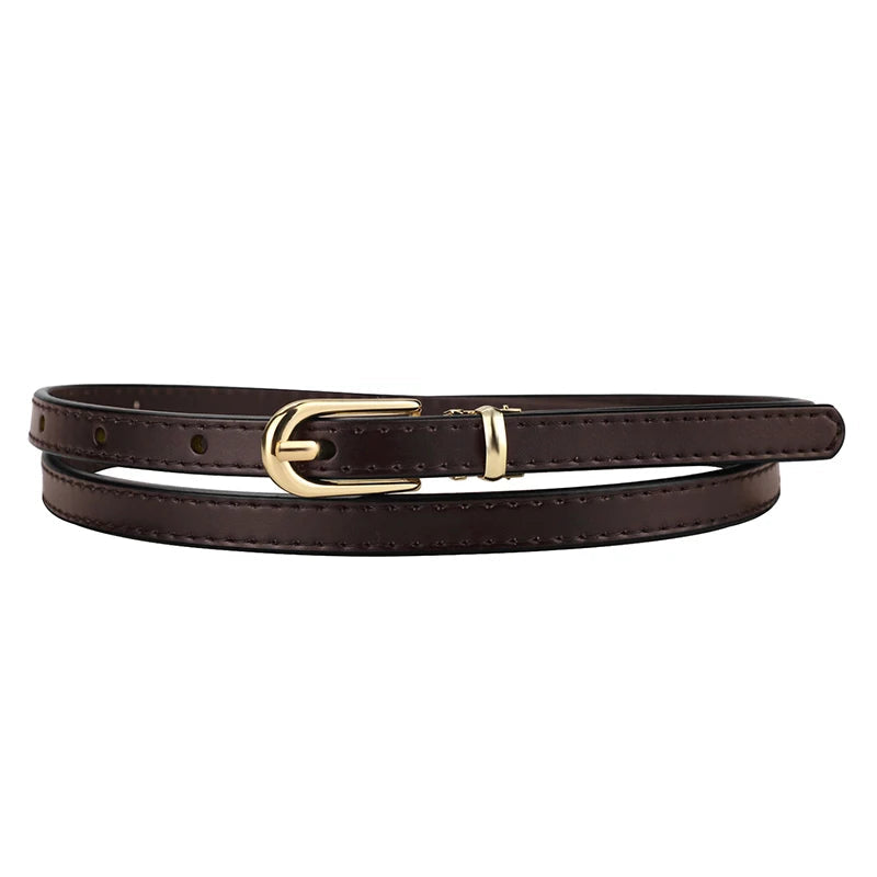 Women’s Thin Leather Belt