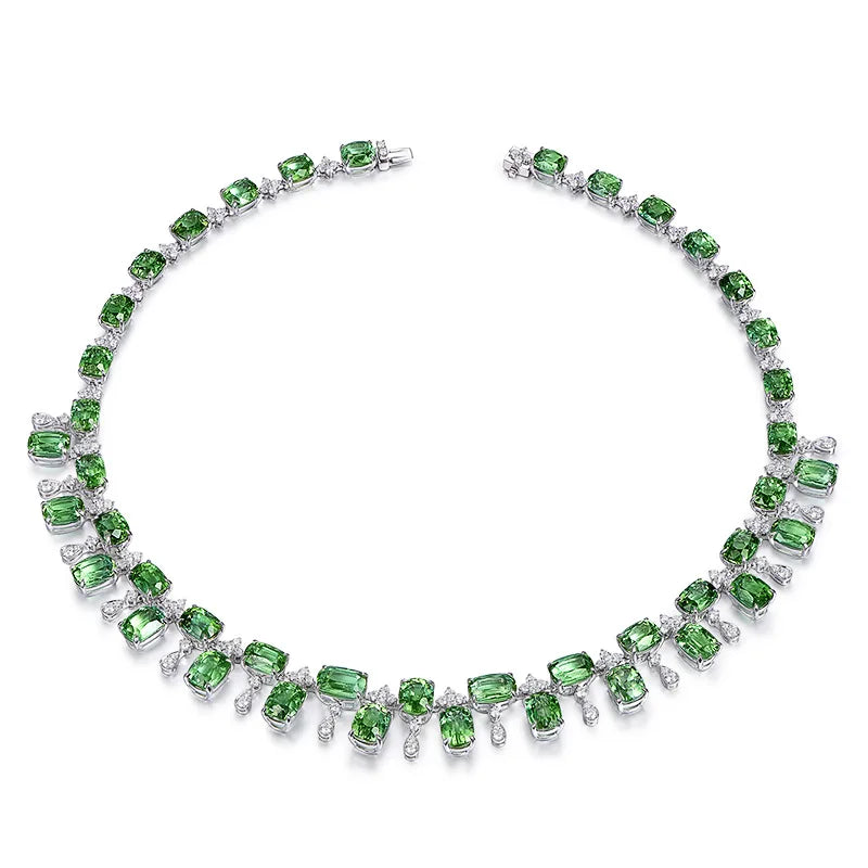 Green Tourmaline Choker