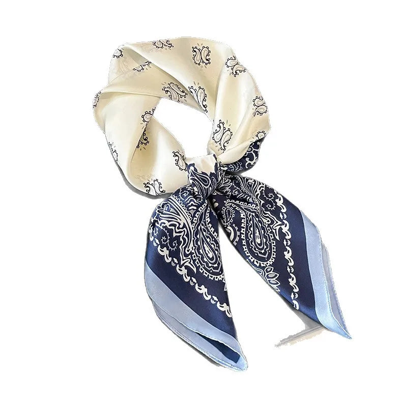 High-End Small Silk Scarf