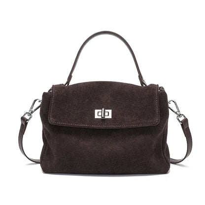 Suede Leather Crossbody Bag
