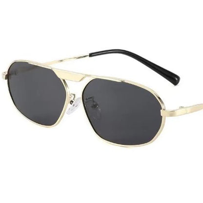 Unisex Oval Pilot Sunglasses – UV400 Fashion Eyewear