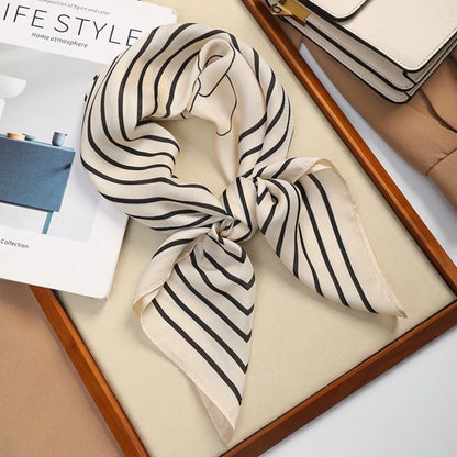 Elegant Square Silk Scarf